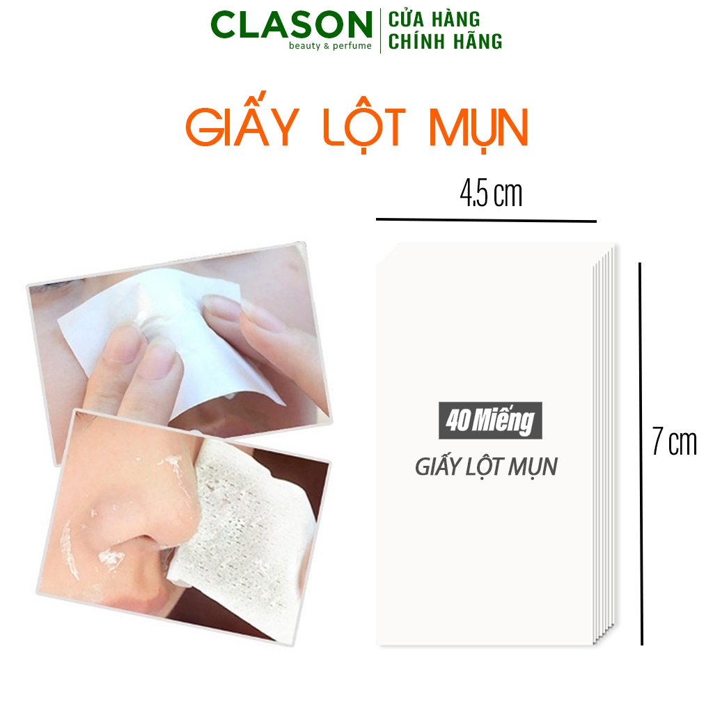 Giấy lột mụn đầu đen, mụn cám CLASON 40 miếng