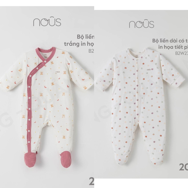 Body không tất cho bé trai bé gái Nuos