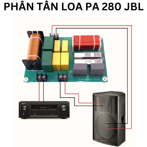 PHÂN TẦN PA 280 CHUYÊN LẮP LOA FULL JBL CỰC GẤU