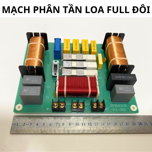 PHÂN TẦN 2 BASS 1 TRÉP CHO LOA BASS 40 50 PA325 - GIÁ 1 MẠCH - MẠCH PHÂN TẦN FUN ĐÔI - PHÂN TẦN FULL ĐÔI