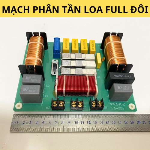 PHÂN TẦN 2 BASS 1 TRÉP CHO LOA BASS 40 50 PA325 - GIÁ 1 MẠCH - MẠCH PHÂN TẦN FUN ĐÔI - PHÂN TẦN FULL ĐÔI