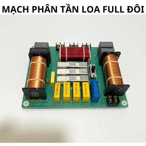 PHÂN TẦN 2 BASS 1 TRÉP CHO LOA BASS 40 50 PA325 - GIÁ 1 MẠCH - MẠCH PHÂN TẦN FUN ĐÔI - PHÂN TẦN FULL ĐÔI