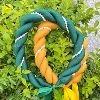 Mấn đội đầu , vấn đội đầu đính hạt
