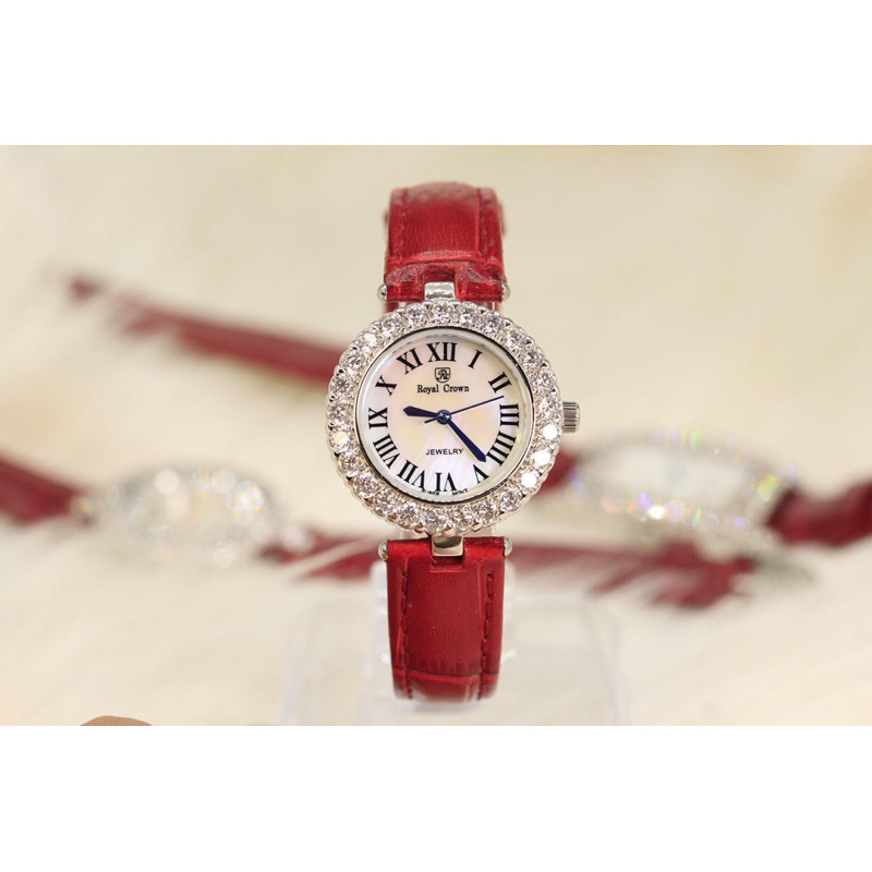 Đồng hồ Royal Crown 6305 dây da