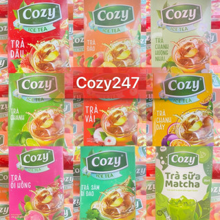 Trà COZY TAN đủ vị Đào, Dâu, Vải :