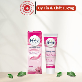 Kem Tẩy Lông Cho Da Nhạy Cảm Veet Silk Fresh.Tuýp 25g