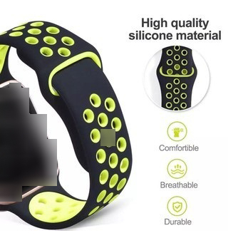 Dây Đeo Cao Su Nike Sport Cho Đồng Hồ Thông Minh AW 8/7/6/5/SE/4/3/2/1 Size 38mm 40mm 41mm 42mm 44mm 45mm SAIGONAW