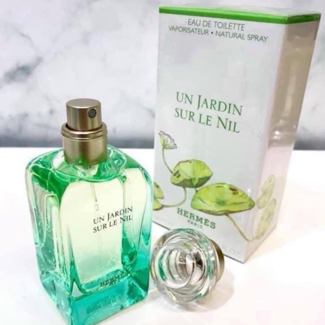 Nước hoa HERMES Un Jardin sur Le Nil Unisex 30ml fullbox hương hoa sen mùa hè thơm dịu nhẹ