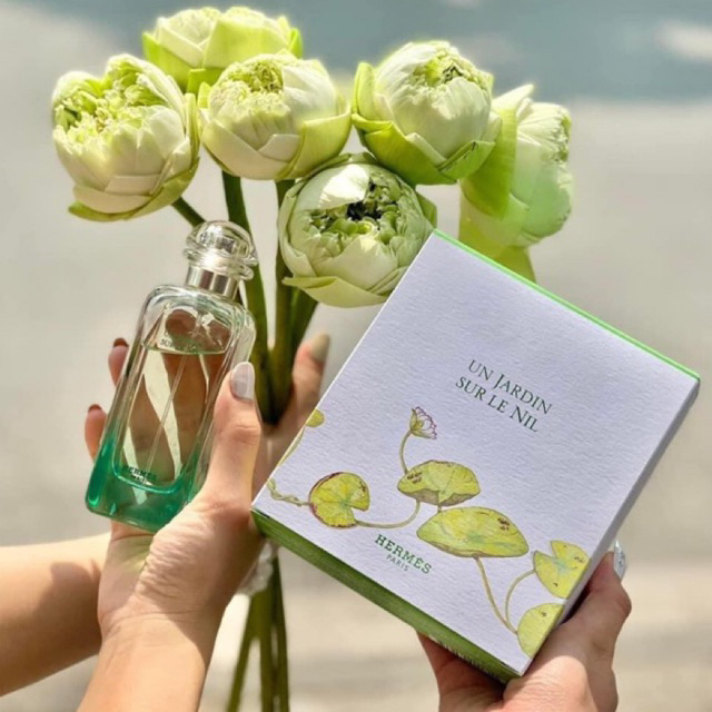 Nước hoa HERMES Un Jardin sur Le Nil Unisex 30ml fullbox hương hoa sen mùa hè thơm dịu nhẹ