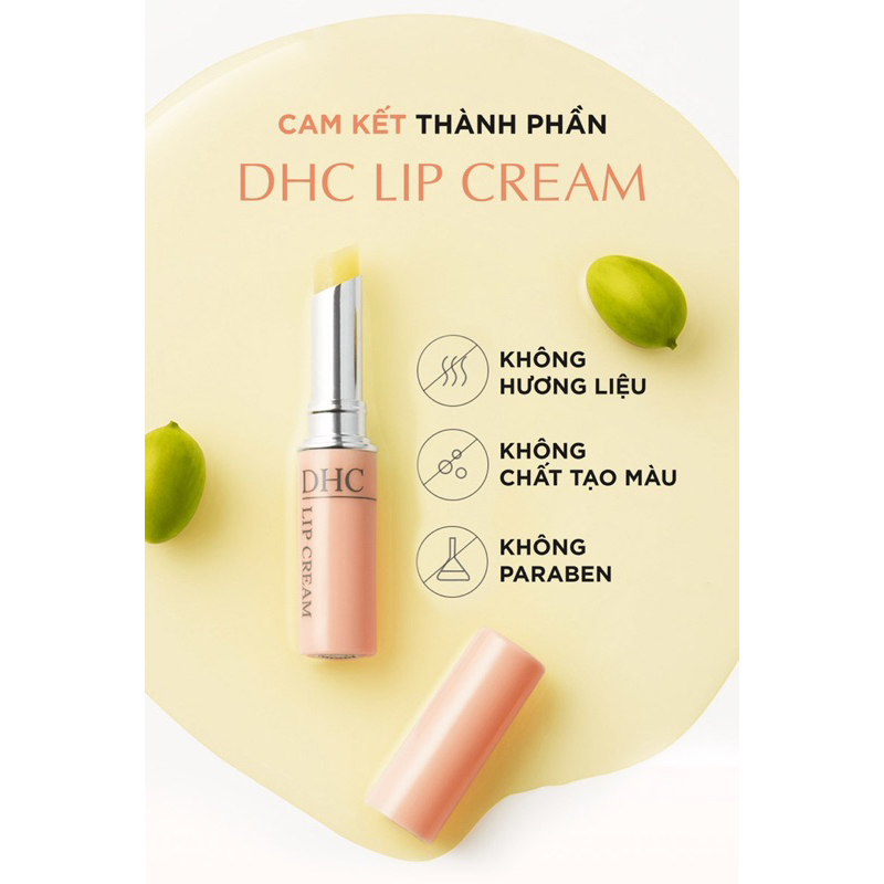 Son dưỡng môi DHC Lip Cream dưỡng ẩm, làm mềm môi (1.5g)