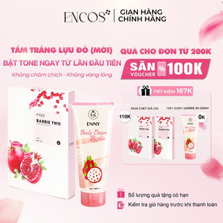 Bộ Dưỡng Trắng Da Body Barbie 200 Gram Và 3 Set Tắm Trắng Barbie Lựu Đỏ Thế Hệ Mới Năm 2023