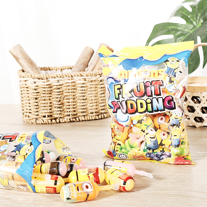 Thạch trái cây Minion Fruit Pudding gói 840g nhiều vị - ăn vặt INCO