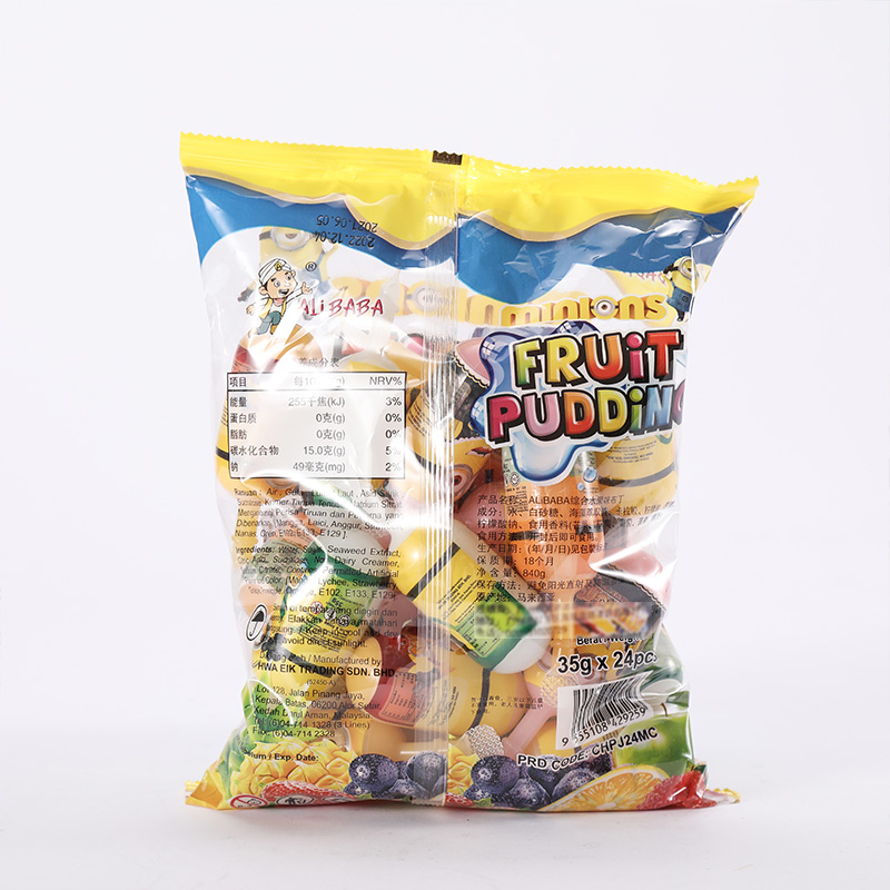 Thạch trái cây Minion Fruit Pudding gói 840g nhiều vị - ăn vặt INCO