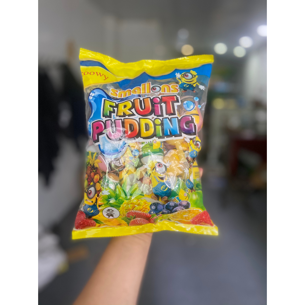Thạch trái cây Minion Fruit Pudding gói 840g nhiều vị - ăn vặt INCO