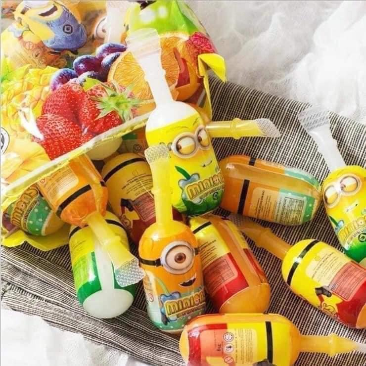 Thạch trái cây Minion Fruit Pudding gói 840g nhiều vị - ăn vặt INCO