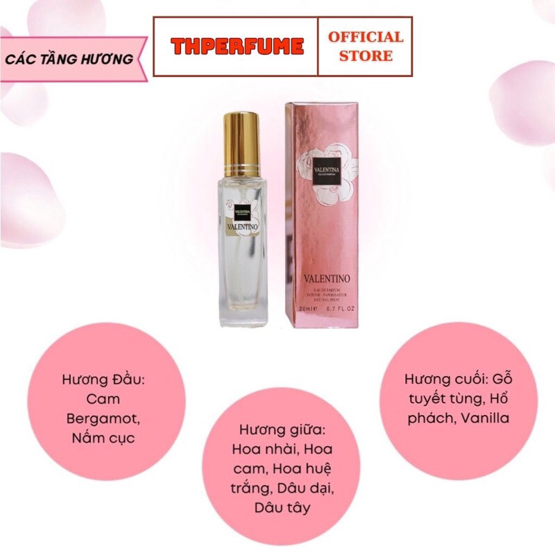 Nước hoa mini nữ Valentino Valentina 20ml, Nước hoa chiết cho nữ đi học nhẹ nhàng nữ tính