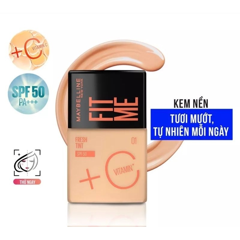 Kem Nền Maybelline Fit Me Tint C