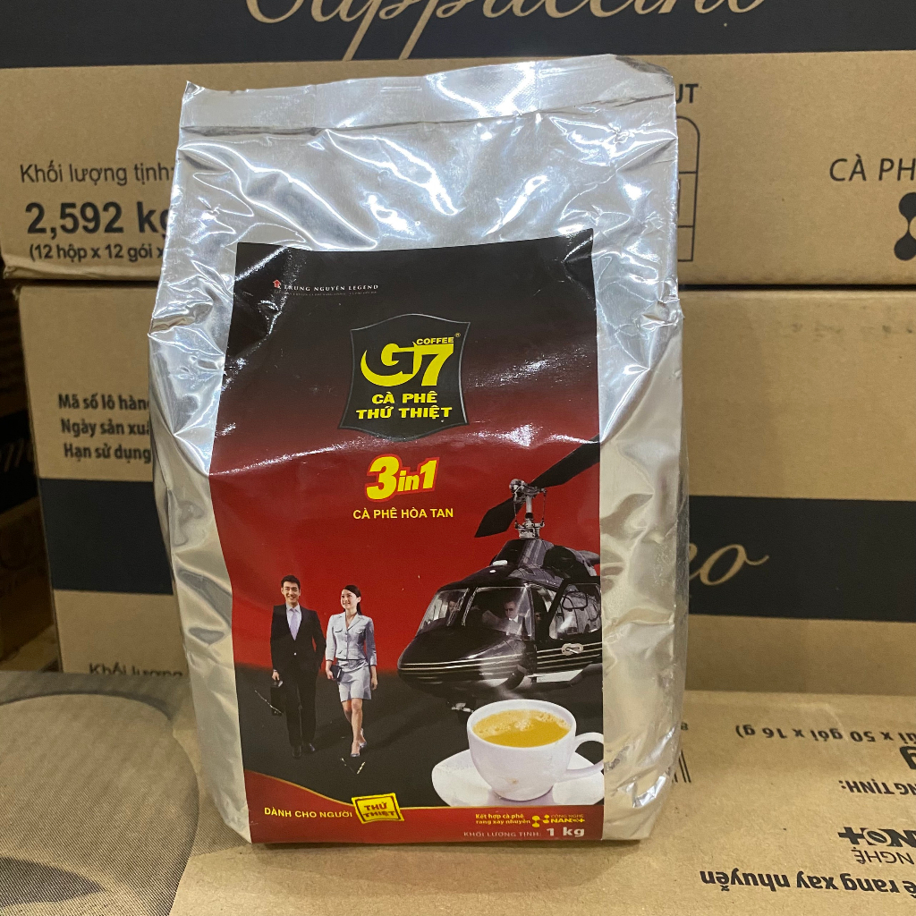 Cà phê sữa hòa tan G7 3in1 - Bịch 1 Kg Trung Nguyên
