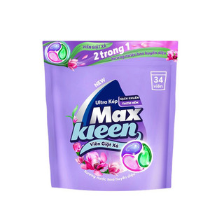 Viên giặt xả Maxkleen 3 trong 1 lẻ 1 viên