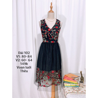 nhiều mẫu đầm  dáng dài phong cách retro