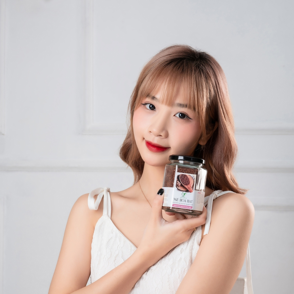 Bột Ngũ Hoa Hạt Leosia nguyên chất 140G dưỡng trắng da, tẩy da chết và giảm thâm nám