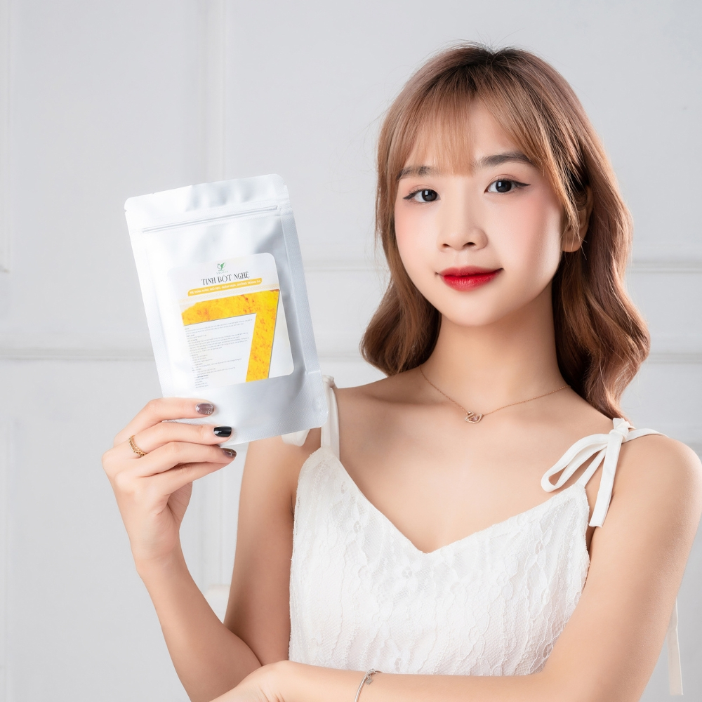 Tinh Bột Nghệ hữu cơ Leosia nguyên chất 100G | 100% Organic