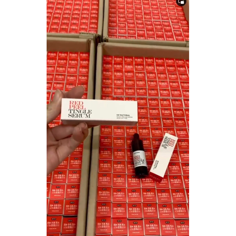 Tinh chất Red Peel Tingle Serum So Natural phiên bản cải tiến 11ml