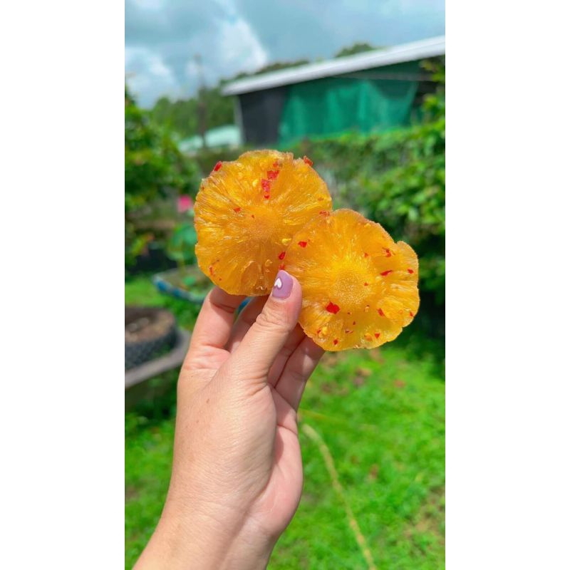 1kg thơm sấy dẻo/thơm sấy dẻo muối ớt - Kho sỉ ăn vặt Iyesfood
