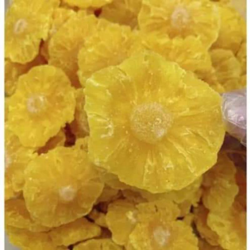 1kg thơm sấy dẻo/thơm sấy dẻo muối ớt - Kho sỉ ăn vặt Iyesfood