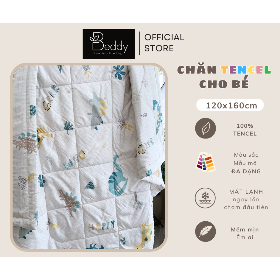 Chăn Tencel Cho Bé 120x160cm
