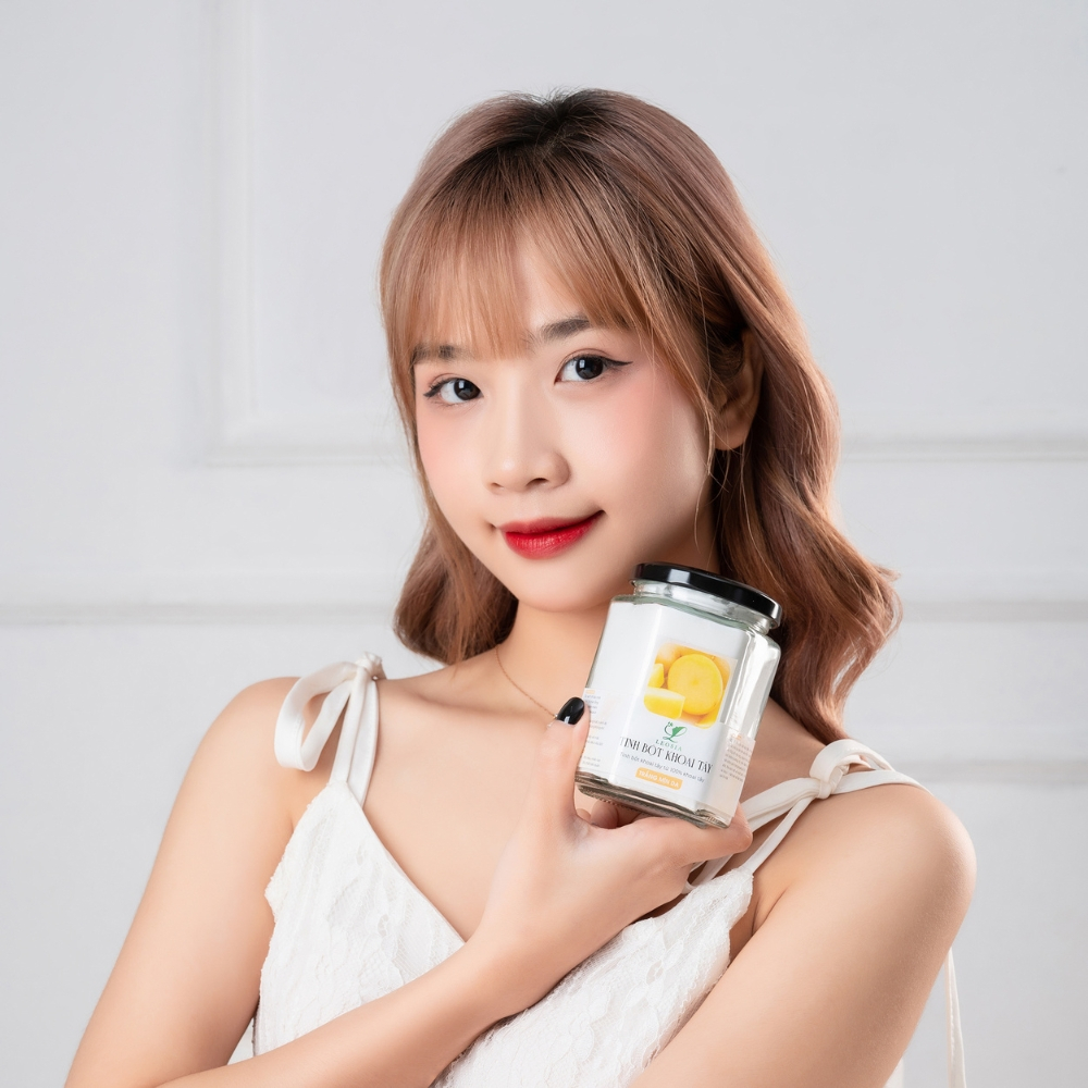 Hũ bột Khoai Tây đắp mặt nạ hữu cơ Leosia nguyên chất 140G | 100% Organic