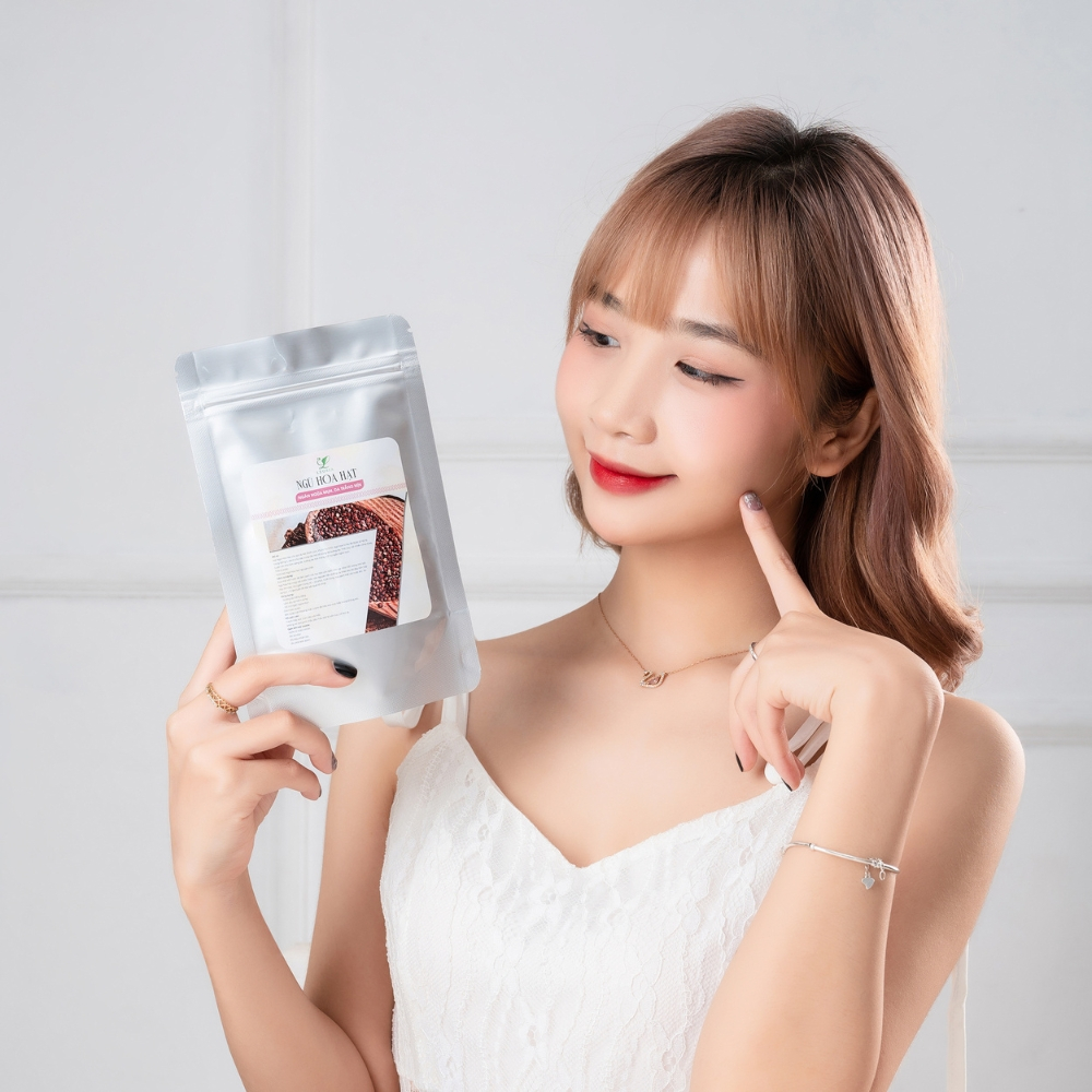 Bột đắp mặt hữu cơ Leosia nguyên chất 100G dưỡng trắng da, tẩy da chết, ngừa nám và thâm mụn