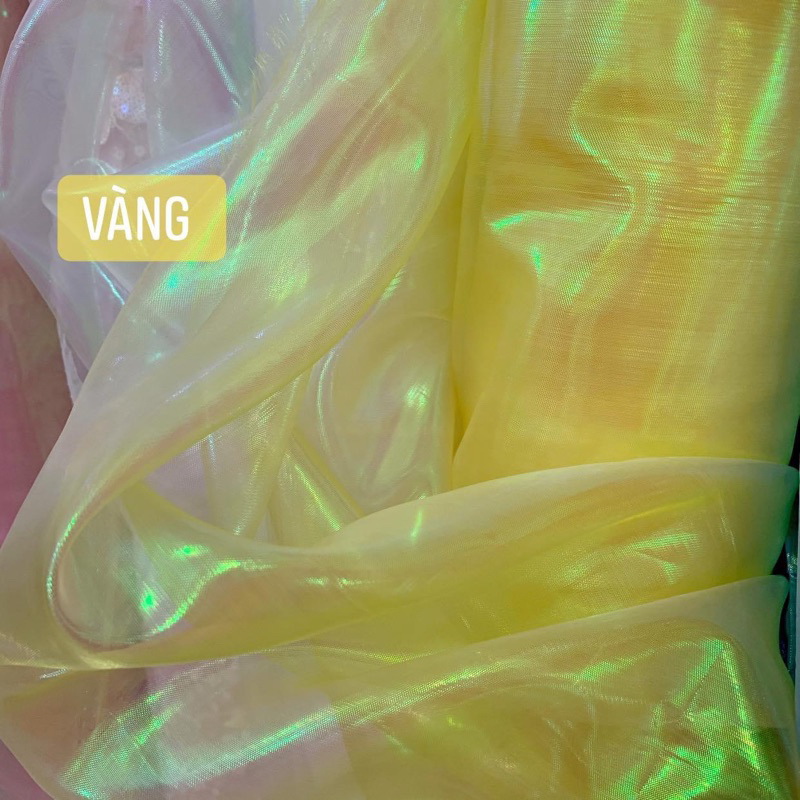 1M Voan Kính Ánh Xà Cừ Hologram Lấp Lánh