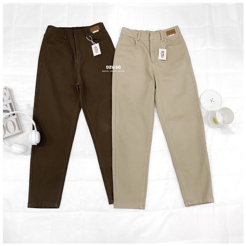 Quần baggy kaki co dãn trẻ trung năng động DZU.SG