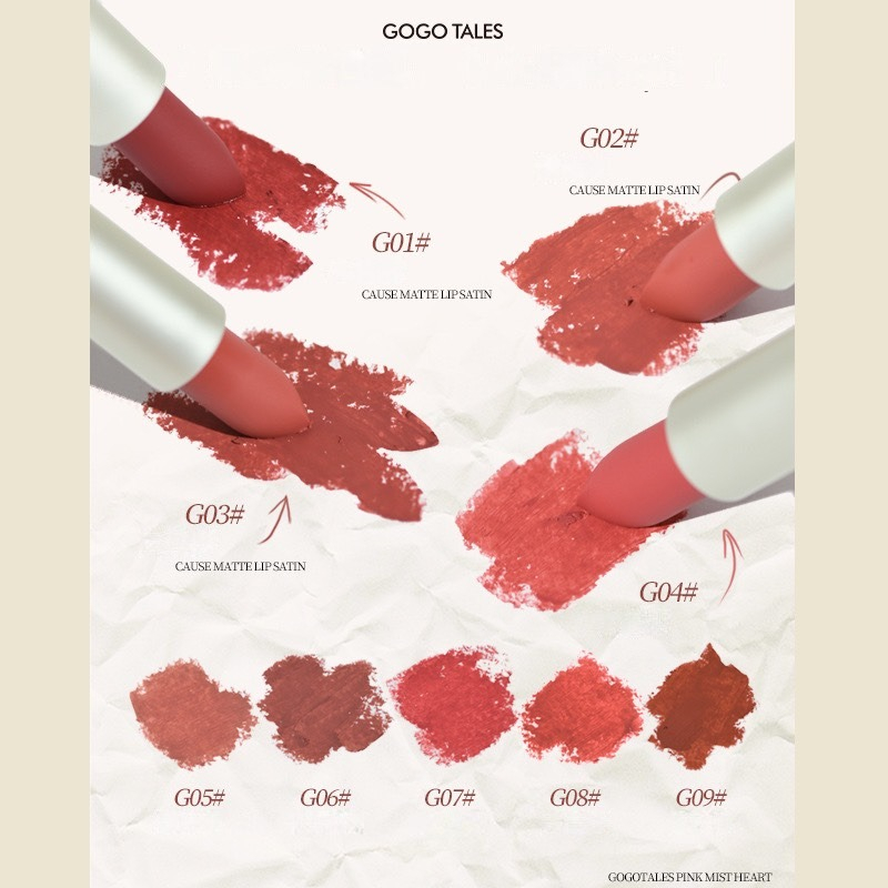 Son thỏi Gogotales Pink Mist Heart