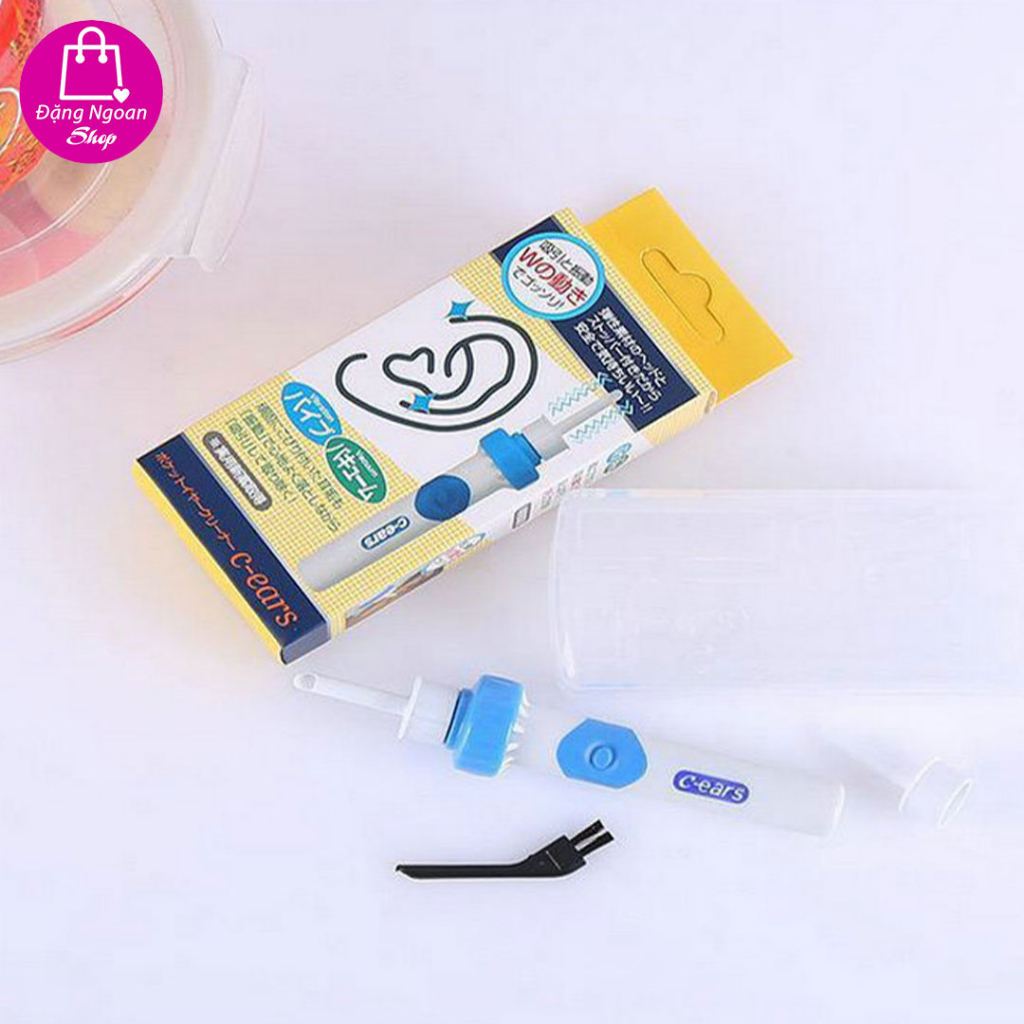 Máy Hút Ráy Tai Nhật Bản, Bộ Lấy Ráy Tai An Toàn Cho Bé, Máy Hút Ráy Tai Tự Động - Đặng Ngoan Shop