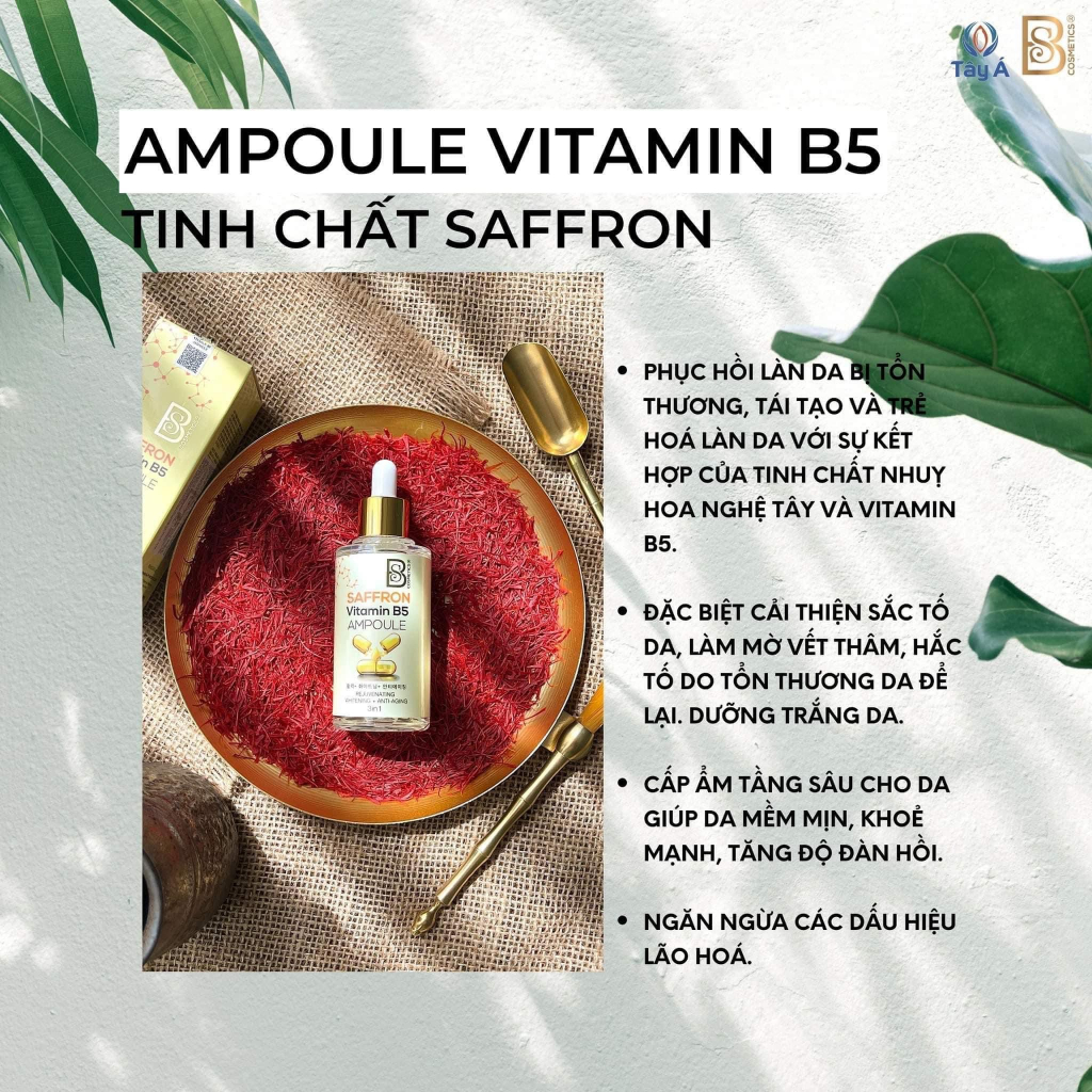 Serum Saffron Vitamin B5 Ampoule