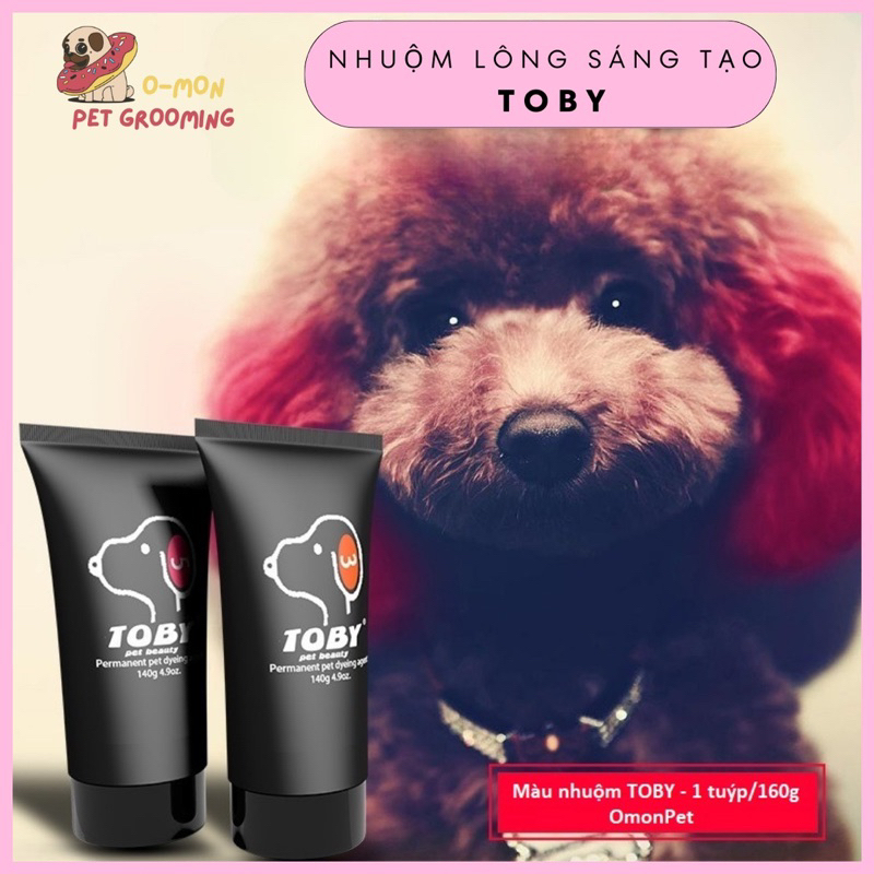 Màu nhuộm Toby tạo kiểu lông cho thú cưng an toàn lông da - OmonPet