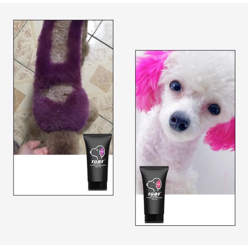 Màu nhuộm Toby tạo kiểu lông cho thú cưng an toàn lông da - OmonPet