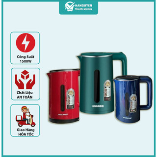Ấm siêu tốc Cuckoo 2L - Ấm đun siêu tốc Công Suất Lớn 1500W Dung Tích 2.5L, Bình siêu tốc