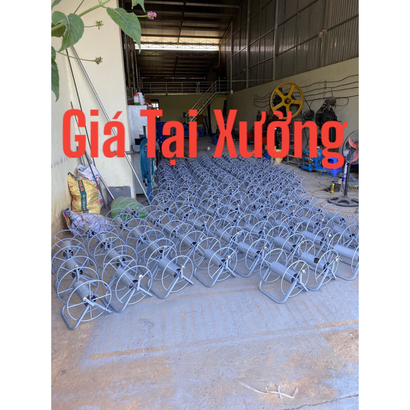 Rulo quấn dây ,Lô quấn dây cho máy rửa xe chạy dây đai,dây curoa quấn 50m,ren 14mm