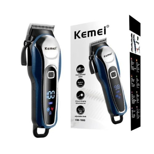 Tông Đơ Cắt Tóc Không Dây Kemei KM-1995 | Tông Đơ Dùng Cho Thợ Chuyên Nghiệp, SALON 🎯