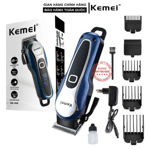 Tông Đơ Cắt Tóc Không Dây Kemei KM-1995 | Tông Đơ Dùng Cho Thợ Chuyên Nghiệp, SALON 🎯