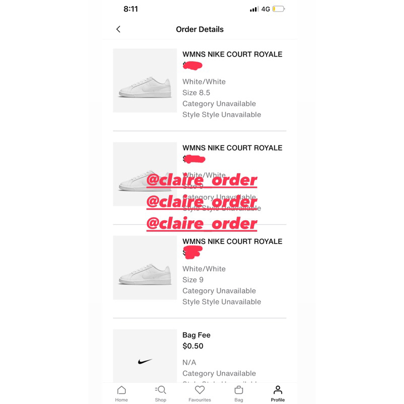 Giày Thể Thao Nike Women Court Royale Không Box