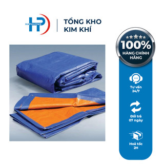 Bạt xanh vàng 2 lớp, bạt che nắng, bạt che mưa đủ kích thước may sẵn luồn - tổng kho kim khí điện nước hà phương