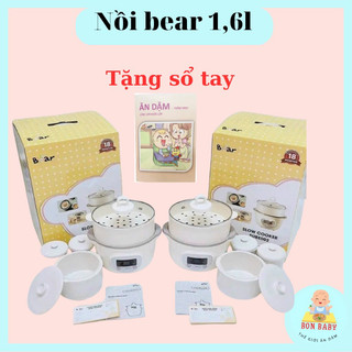 (BẢN QUỐC TẾ )Nồi nấu cháo, ninh, hầm , hấp cách thuỷ BEAR 1,6lít