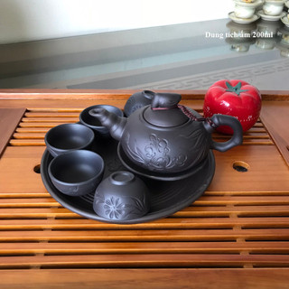 Ấm Chén Pha Trà Bát Tràng, Ấm Chén Uống Trà Bát Tràng GQA109