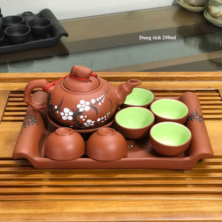 Ấm Chén Pha Trà Bát Tràng, Ấm Chén Uống Trà Bát Tràng GQA109