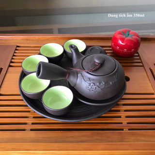 Ấm Chén Pha Trà Bát Tràng, Ấm Chén Uống Trà Bát Tràng GQA109