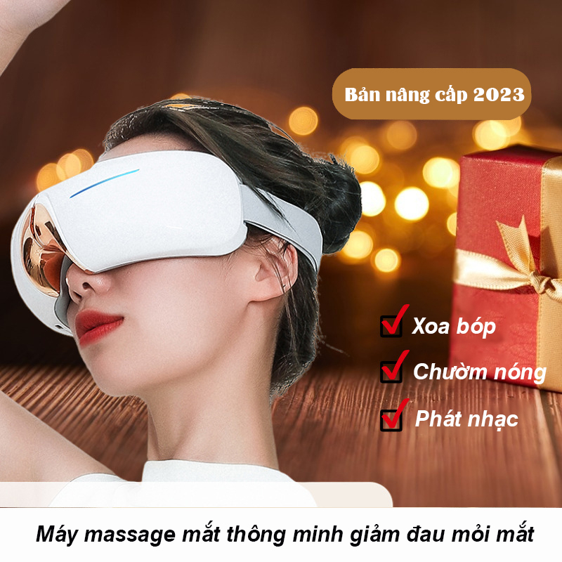 Máy Massage Mắt Chườm Nóng Xoa Bóp Nén Khí Cao Cấp ZIDAN, Giảm Nhức Mỏi Mắt, Làm Mờ Quầng Thâm, Giúp Thư Giãn